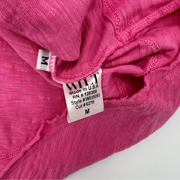 Wilt Pink Slub Cotton Tank Top – Size M – NWT - Picture 6 of 10